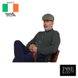 Connery Flat Cap in Linen by Hanna Hats of Donegal™ Flat Cap by Hanna Hats | Poe and Company Limited, LLC®