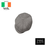 Connery Flat Cap in Linen by Hanna Hats of Donegal™ Flat Cap by Hanna Hats | Poe and Company Limited, LLC®