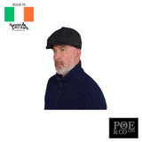 Connery Flat Cap in Tweed by Hanna Hats of Donegal™ Flat Cap by Hanna Hats | Poe and Company Limited, LLC®