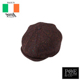 Connery Flat Cap in Tweed by Hanna Hats of Donegal™ Flat Cap by Hanna Hats | Poe and Company Limited, LLC®