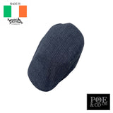 Donegal Touring Flat Cap in Linen by Hanna Hats of Donegal™ Flat Cap by Hanna Hats | Poe and Company Limited, LLC®