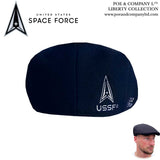 Officially Licensed U.S. Space Force® Standard Edition Flat Cap Flat Cap by Poe and Company Limited | Poe and Company Limited, LLC®