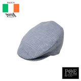 Vintage Flat Cap in Linen by Hanna Hats of Donegal™ Flat Cap by Hanna Hats | Poe and Company Limited, LLC®