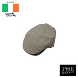 Vintage Flat Cap in Linen by Hanna Hats of Donegal™ Flat Cap by Hanna Hats | Poe and Company Limited, LLC®