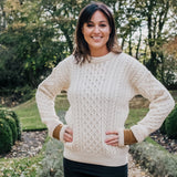 100% British Wool Unisex Authentic Aran Chunky Jumper Shirts & Tops by Glencroft | Poe and Company Limited, LLC®
