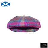 Bubssie Flat Cap in Faeryland Harris Tweed One Size Fits All Flat Cap by Glencroft | Poe and Company Limited, LLC®