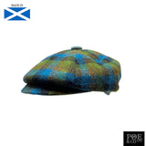 Bubssie Flat Cap in Kinross Harris Tweed One Size Fits All Flat Cap by Glencroft | Poe and Company Limited, LLC®