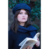 Bubssie Flat Cap in Oxford Harris Tweed One Size Fits All Flat Cap by Glencroft | Poe and Company Limited, LLC®
