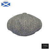Gatsby Flat Cap in Hamilton Harris Tweed - Poe and Company Limited - Flat Cap - Flat Cap
