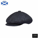 Gatsby Flat Cap in Newport Harris Tweed - Poe and Company Limited - Flat Cap - Flat Cap