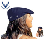 Officially Licensed U.S. Air Force® Standard Edition Flat Cap SM Proud Sister Flat Cap by Poe & Company Limited | Poe and Company Limited, LLC®