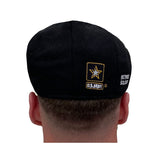 Officially Licensed U.S. Army® Standard Edition Flat Cap Flat Cap by Poe & Company Limited | Poe and Company Limited, LLC®