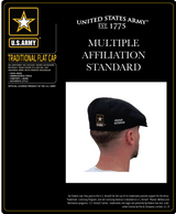 Officially Licensed U.S. Army® Standard Edition Flat Cap Flat Cap by Poe & Company Limited | Poe and Company Limited, LLC®