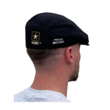 Officially Licensed U.S. Army® Standard Edition Flat Cap SM Proud Brother Flat Cap by Poe & Company Limited | Poe and Company Limited, LLC®