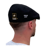 Officially Licensed U.S. Army® Standard Edition Flat Cap SM Proud Dad Flat Cap by Poe & Company Limited | Poe and Company Limited, LLC®