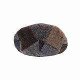 Poe and Company® Garrison Flat Cap in Patchwork Harris Tweed Flat Cap by Poe & Company | Poe and Company Limited, LLC®