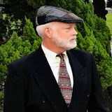 Ambleside Flat Cap in Patchwork Harris Tweed - Poe and Company Limited - Flat Cap - Flat Cap
