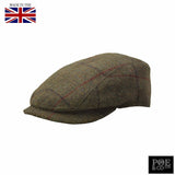 Poe & Company Castleford Flat Cap in Gage Tweed - Poe and Company Limited - Flat Cap - Flat Cap