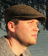 Poe & Company Castleford Flat Cap in Gage Tweed - Poe and Company Limited - Flat Cap - Flat Cap