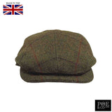 Poe & Company Castleford Flat Cap in Gage Tweed - Poe and Company Limited - Flat Cap - Flat Cap