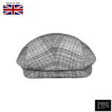 Poe & Company Castleford Flat Cap in Jefferson Tweed - Poe and Company Limited - Flat Cap - Flat Cap