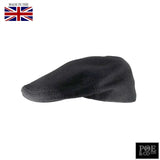 Poe & Company Danforth Flat Cap in Raven Tweed - Poe and Company Limited - Flat Cap - Flat Cap