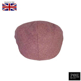 Poe & Company Garrison Flat Cap in Abbyrose Tweed - Poe and Company Limited - Flat Cap - Flat Cap