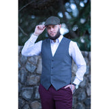 Poe & Company Garrison Flat Cap in Gage Tweed Flat Cap by Poe & Company Limited | Poe and Company Limited, LLC®