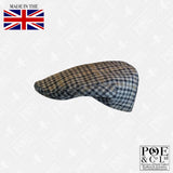 Poe & Company Garrison Flat Cap in Parker Tweed Flat Cap by Poe & Company Limited | Poe and Company Limited, LLC®
