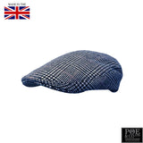 Poe & Company Garrison Flat Cap in Prince of Wales Tweed Flat Cap by Poe & Company Limited | Poe and Company Limited, LLC®