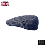 Poe & Company Garrison Flat Cap in Prince of Wales Tweed Flat Cap by Poe & Company Limited | Poe and Company Limited, LLC®