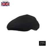 Poe & Company Garrison Flat Cap in Raven Tweed - Poe and Company Limited - Flat Cap - Flat Cap