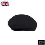 Poe & Company Garrison Flat Cap in Raven Tweed - Poe and Company Limited - Flat Cap - Flat Cap