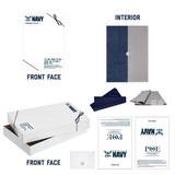 Poe & Company Limited® Liberty Collection Flat Cap Gift Box U.S. Navy® Packaging by Poe & Company Limited | Poe and Company Limited, LLC®