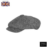 Poe & Company Londoner Flat Cap in Kings Street Tweed - Poe and Company Limited - Flat Cap - Flat Cap
