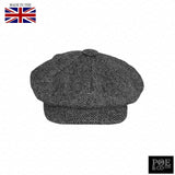 Poe & Company Londoner Flat Cap in Kings Street Tweed - Poe and Company Limited - Flat Cap - Flat Cap