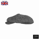 Poe & Company Londoner Flat Cap in Kings Street Tweed - Poe and Company Limited - Flat Cap - Flat Cap