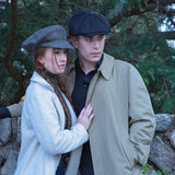 Poe & Company Shelby Flat Cap in Raven Tweed Flat Cap by Poe & Company Limited | Poe and Company Limited, LLC®