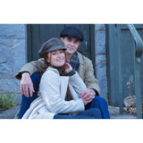 Poe & Company Shelby Flat Cap in Raven Tweed Flat Cap by Poe & Company Limited | Poe and Company Limited, LLC®