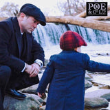Poe & Company Shelby Flat Cap in Raven Tweed - Poe and Company Limited - Flat Cap - Flat Cap