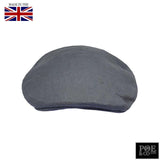 Poe & Company Tarquin Flat Cap in Atlantic Linen - Poe and Company Limited - Flat Cap - Flat Cap