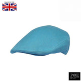 Poe & Company Tarquin Flat Cap in Bahama Linen - Poe and Company Limited - Flat Cap - Flat Cap