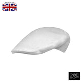 Poe & Company Tarquin Flat Cap in Dover Linen - Poe and Company Limited - Flat Cap - Flat Cap