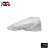 Poe & Company Tarquin Flat Cap in Dover Linen - Poe and Company Limited - Flat Cap - Flat Cap