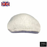 Poe & Company Tarquin Flat Cap in Pearl Linen - Poe and Company Limited - Flat Cap - Flat Cap