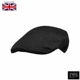 Poe & Company Tarquin Flat Cap in Raven Linen Flat Cap by Poe & Company Limited | Poe and Company Limited, LLC®