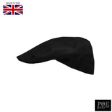 Poe & Company Tarquin Flat Cap in Raven Linen Flat Cap by Poe & Company Limited | Poe and Company Limited, LLC®
