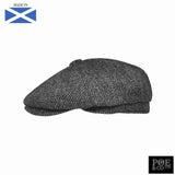 Stafford Flat Cap in Hamilton Harris Tweed - Poe and Company Limited - Flat Cap - Flat Cap