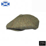Stafford Flat Cap in Hancock Harris Tweed - Poe and Company Limited - Flat Cap - Flat Cap