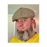 Stafford Flat Cap in Hancock Harris Tweed Flat Cap by Glencroft | Poe and Company Limited, LLC®